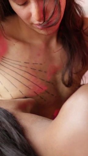 Sensual Queer Hookup with Trans Girl Vanniall and Nonbinary Ero Rose