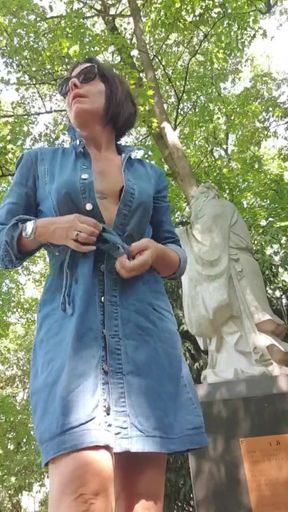Nude in a Public Place with Squirt