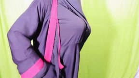 Beautiful Amena Bhabhi has sex indoors wearing a burqa and hijab