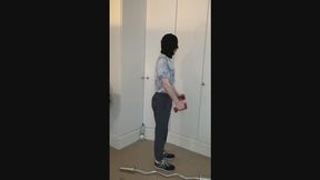 Workout and Stripping - Daytime Biceps - Sweaty, Pumped and Anon