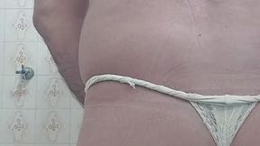 Ladysilva masturbating showing off her hot ass in panties