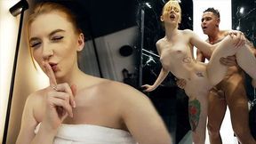 Stepbrother Cums Inside Me Quickly