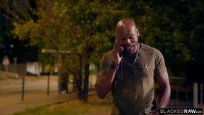 BLACKEDRAW BBC-Crazy Hottie Britney Dutch Gets DPed &amp; Goes Airtight