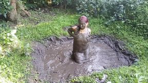 Muddy Mud Play in Socks and Loafers
