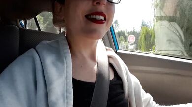 Mom craves a desperate pee session at the local nursery