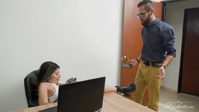 my boss discovers me masturbate at work