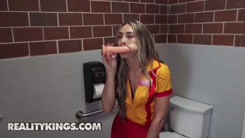 REALITY KINGS - Waitress MacKenzie Mace Wants To Fuck, Lucky For Her Muscular Customer GI Joey Is There To Help