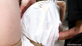 ”Big Boobed bound tart Double penetration screwed”