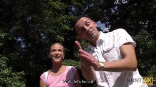 HUNT4K. Chick Denisse sold her pussy to guy without BF's agreement