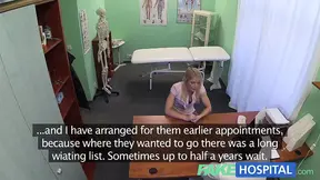 SexHospital Super sexy curvy blonde accepts dirty doctor