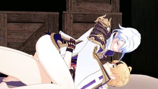 Ayato x Thoma - Genshin Influence Manga porn Cartoon Yaoi