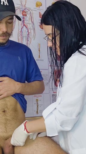 Hot nurse NEEDS a sample of your semen NOW!!!   Clip 1