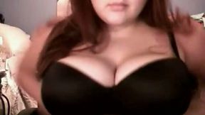 My horny fat BBW teen GF loves showing off her big juicy tits