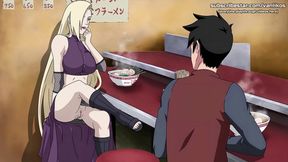 Naruto: Kunoichi Trainer - Slutty Blonde Teen Ino Yamanaka Has Public Sex In A Restaurant  Her Little Pussy Gets Creampied