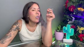 Rebel Girl Offers Yo Her Cigarrette