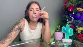 Rebel Girl Offers Yo Her Cigarrette