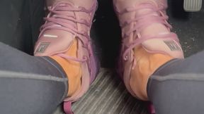 Sweaty gym sneakers shoeplay
