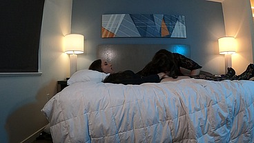 Hot Crossdresser in Chastity Sucks Femboy's Cock