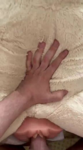fucking the little tedy bear with fleshlight