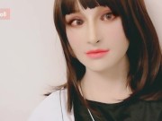 female mask disguise crossdresser transformation mtf 8