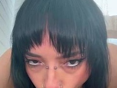 Bambi.Tube - Sloppy fun with big dildo