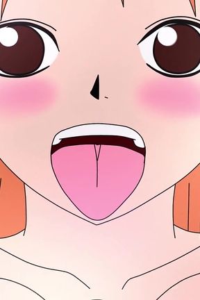 Nami Happened to Meet Three People and Had Sex Together one Piece