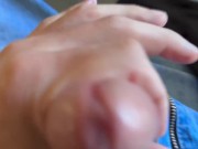 Horny jock US Army Solider in jeans shoots a load on a pair of undies for a follower