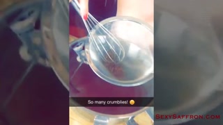 Valentine's Day! Baking with Saffron! Sexy Snapchat Saturday FEB-14-2016!