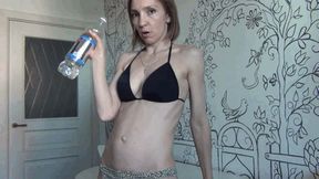 M Too much soda and too much burping B