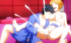 Cute newlywed begs for more as hubby licks and fingers her to orgasm (Exclusive Anime)