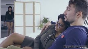 compeer'_s stepdaughter watches stepmom black and stepdad '_ fetish Comparte Con