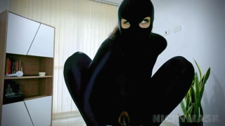 Zentai Open Hole - Shaved Pussy Fuck 4k