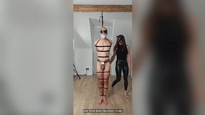 BITCHBOY TIED UP STANDING