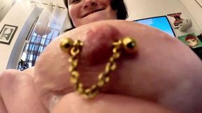 Mega Giantess ripped up clothes and buildings