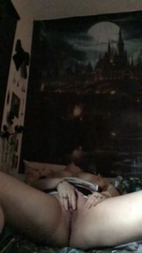 Nymeria Malfoy masturbation, hard orgasm, ouija, hot wax, feather play