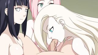 Naruto - Kunoichi Coach - Part 13 - Girls Suck your penis