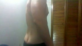 Hot and Sexy Latin Model Shows Off Upper Body While Dancing