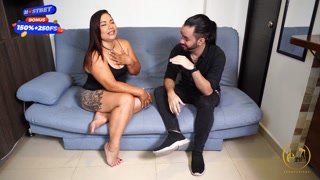 William Vega hot interview with Linda Clauss, they end up fucking hard