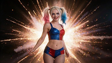 HARLEY Q. IS A SLUT WHO LOVES TO FUCK IN THE ALLEYS OF GOTHIC CITY- PORN IN SPANISH-AI PORN