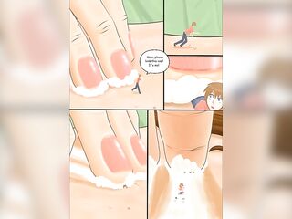 My giantess sis comic