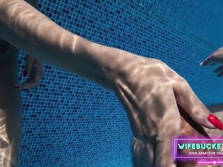 Amateur MILFs by Wifebucket - Our underwater vacation sex