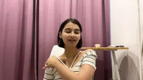 Lonely girl fingers herself to a sweet orgasm