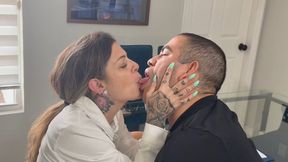 Kinky Tongue Tutor Summer Raez Makes Latino Brat Suck Her Tongue | Tongue Sucking Fetish | Licking | Teacher Tongue Suck