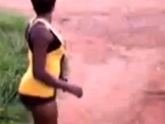 Savage african Ass from the jungle