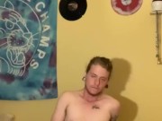 More teasing and edging my hard ftm cock.