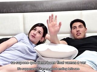 I see clips with my stepsister and we end up banging hard until I cum in her taut cunt.