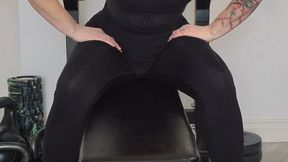 Cum for My workout sweaty ass