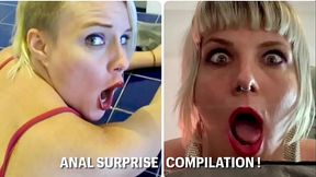 &ldquo_Not My Ass!&rdquo_ Surprise Anal Amateur Cumpilation