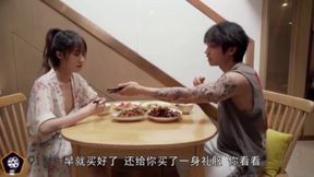 Chinese Domestic AV: Sexy Friend’s Wife Visits Office Bringing Pleasure - Full Movie