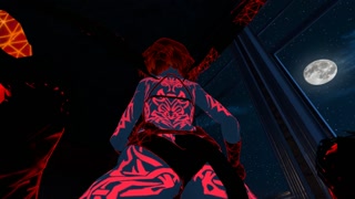 Sexy Tattoo Glowing Succubus Gives Virtual Lap Dance